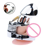 Metal Bondage Chastity Cage